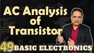 AC Analysis of BJT  Steps for AC Analysis with BJT  AC Equivalent Circuit of BJT  Electronics [upl. by Posner]