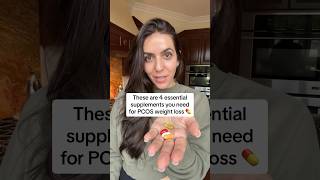 4 Essential Supplements for pcos weight loss [upl. by Esinehs]