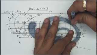 Cycloid animation and solved question HINDI [upl. by Assilav]