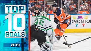 Top 10 Goals of 2019  NHL [upl. by Ovatsug]