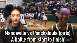 Mandeville vs Ponchatoula girls  Battle to the end  1262024  Full Game [upl. by Anaul]