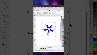 Faça esse Estrela Azul com as Ferramentas Polígono e Transparência do Corel Draw 🙏 [upl. by Kinata]
