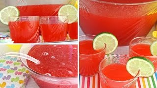 Simple Party Fruit Punch Recipe Quick amp Easy [upl. by Ettennil885]