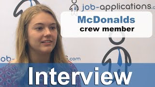 Recording My McDonalds Job Interview HIRED [upl. by Breskin566]