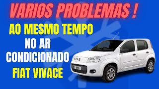 FIAT VIVACE COM VARIOS PROBLEMAS NO AR CONDICIONADO [upl. by Holder671]