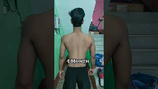 Skinny To Muscular Transformation status 💪 🤯 transformation tranding gym fitness workout [upl. by Nnitsuj360]