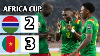 Gambia vs Cameroon 23 Africa Cup 2024 Breaking News [upl. by Stanzel264]