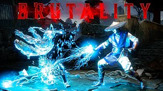 MK11 All Raiden Brutalities Fatalities Friendship Fatal Blow amp Ending [upl. by Elinad]