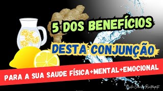 Beber água com gengibre e limão todos os dias pode trazer diversos benefícios para a saúde [upl. by Hunter]