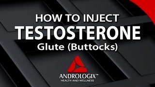 How to Inject Testosterone – Glute Buttocks Injection  Andrologixcom [upl. by Ecargyram442]