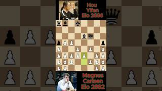 Magnus Carlsen vs Hou Yifan shorts 1193 [upl. by Inalaehon]