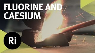 Reacting Fluorine with Caesium  First Time on Camera [upl. by Fonseca]