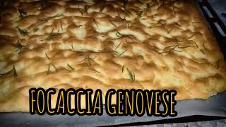 FOCACCIA GENOVESE FATTA IN CASA [upl. by Llesram]