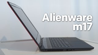 Alienware m17 Handson Thinnest amp Lightest 17inch Gaming Laptop [upl. by Asertal464]