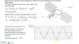 EDEXCEL GCSE PHYSICS  P13 EM Induction Video Lesson  Part 2 [upl. by Astrahan178]