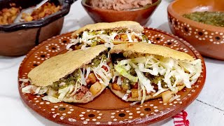 Gorditas Fritas quotInfladitas de Maizquot Receta Mexicana😋🇲🇽 Cris en la Cocina [upl. by Stevie]