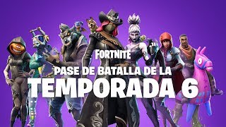 Pase de batalla de la temporada 6 de Fortnite  ¡Ahora con mascotas [upl. by Almeta]