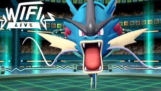 Pokemon Lets Go Pikachu amp Eevee WiFi Battle Mega Gyarados Rampage 1080p [upl. by Eisdnyl]