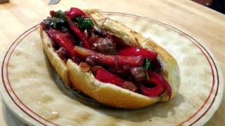 Sausage and Peppers  Italian Style  Recipe by Laura Vitale  Laura in the Kitchen Ep 73 [upl. by Schwitzer]