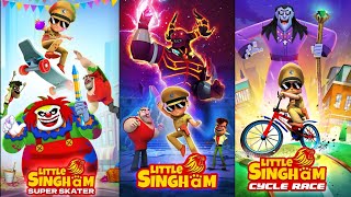 Little Singham Mobile Game 2024  Little Singham Cycle Race  Little Singham Super Skater Gameplay 🤩 [upl. by Reitman]