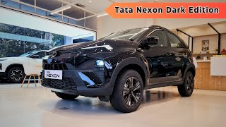 Tata Nexon Dark Edition 2024  Major Highlights  Best Compact SUV [upl. by Torras]