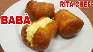 BABA NAPOLETANO⭐RITA CHEF  Dolce tipico della tradizione partenopea [upl. by Bunde771]