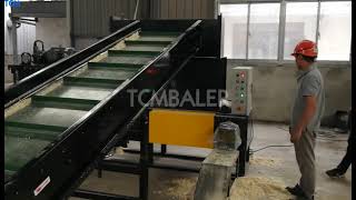 HB80 Wood Shavings Horizontal Bagging Baler [upl. by Ricarda]