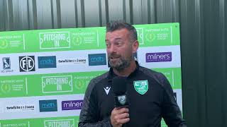 Ian Selley  Post Match Hastings Utd [upl. by Mahda]