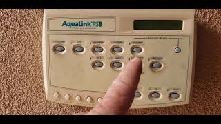 AQUALINK rs8 controller Basic Function [upl. by Areyk]