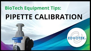 How to Calibrate your Edvotek Pipet [upl. by Alikam]