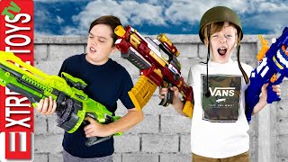 Generic Nerf Blaster Battle Ethan and Cole Test Off Brand Blasters [upl. by Dnalro]