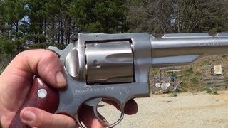 Ruger Redhawk 41 Magnum 1st Shots [upl. by Scandura]