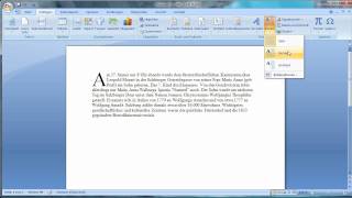 Word 2007 Word Dokument mit Initialen [upl. by Marl123]