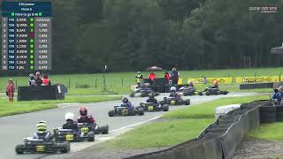 Iame BENELUX Round 5  Junior Final A [upl. by Aniloj]