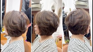 Textured Bob Cuts amp Styles  Beautiful Short Layered Bob Haircut Tutorial Women [upl. by Annehs19]