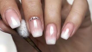 BABYBOOMER GELNÄGEL SELBER MACHEN💅FRENCH OMBRE GEL NAILS ° NAGELVERSTÄRKUNGNÄGEL GDN withkat [upl. by Rondon914]