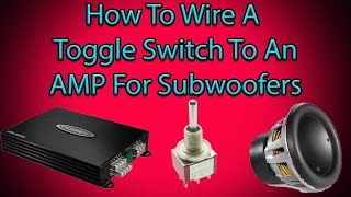 How To Wire A Toggle Switch To Your AMP [upl. by Silvio]