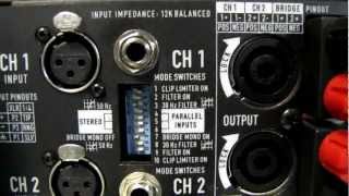 Bridging a QSC amplifier  Stage Left Audio [upl. by Savory]