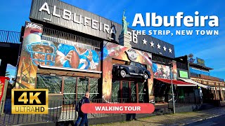 Albufeira The Strip 🇵🇹 – Febuary 2023 – Walking Tour 4K [upl. by Greenwald168]