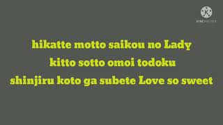 love so sweet by arashi KARAOKE [upl. by Elehcar659]