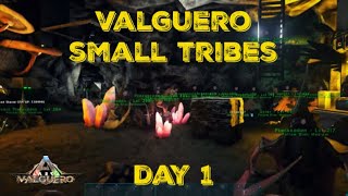 Valgueros BEST Base Location day 1  OTH  PVP  Official Small Tribes 114  Ark Survival [upl. by Reseta]