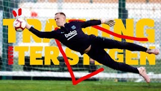 SUPER SAVES  Ter Stegen in top form for El Clásico [upl. by Nirac]