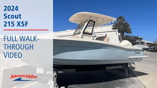 ALL NEW  2024 Scout 215 XSF  MarineMax Palm Beach Gardens [upl. by Assirec]