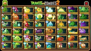 PLANTS VS ZOMBIES 2  ALL SEED PLANTS amp MINT PLANTS ABILITY amp POWERUPS including TurkeyPult [upl. by Aketal]