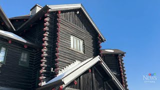 Largest log cabin in the world the Château Montebello in Quebec is being put up for sale [upl. by Zak891]