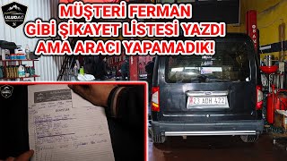 BU ARABA TAM BİR YÜRÜYEN MASRAF Ford Connect 18 90 HP Motor Turbo  InterCooler Yağ Bakımı [upl. by Kessia]