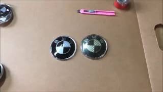 BMW trunk release Roundel Emblem replacement [upl. by Siva]