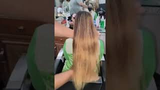 Cysteine after wash result cysteine botox keratin hair haircut hairstyle haircolor uak nan [upl. by Novled]