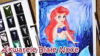 Akwarele Białe Noce  pierwsze wrażenia  watercolor speedpaint [upl. by Chobot]