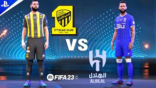 FIFA 23  Al Ittihad vs Al Hilal ft Neymar Jr Benzema Kante Fabinho  PS5 Gameplay  4K HDR [upl. by Mercorr]